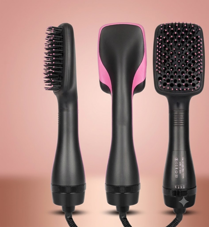 Two-in-one Hot Air Comb Multifunctional Hair Dryer, Hot-selling Dry And Wet Dual-use Lazy Curling Iron