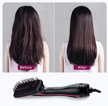 Two-in-one Hot Air Comb Multifunctional Hair Dryer, Hot-selling Dry And Wet Dual-use Lazy Curling Iron