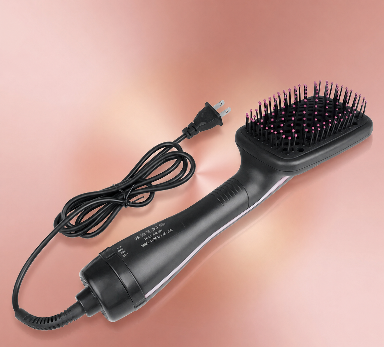 Two-in-one Hot Air Comb Multifunctional Hair Dryer, Hot-selling Dry And Wet Dual-use Lazy Curling Iron