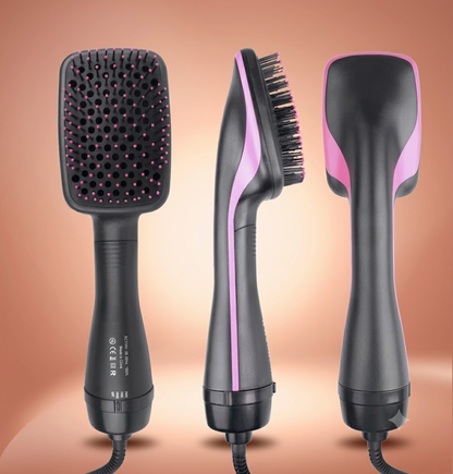 Two-in-one Hot Air Comb Multifunctional Hair Dryer, Hot-selling Dry And Wet Dual-use Lazy Curling Iron